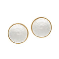 Large Pearl Dome Earrings