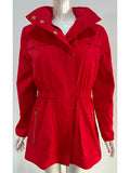 RED Lightweight Rain Jacket Long