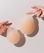 No-Show Extra Lift | Reusable Adhesive Lifting Nipple Covers - No 3 Buff 4.75in.