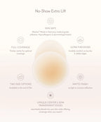 No-Show Extra Lift | Reusable Adhesive Lifting Nipple Covers - No 3 Buff 3.75in.