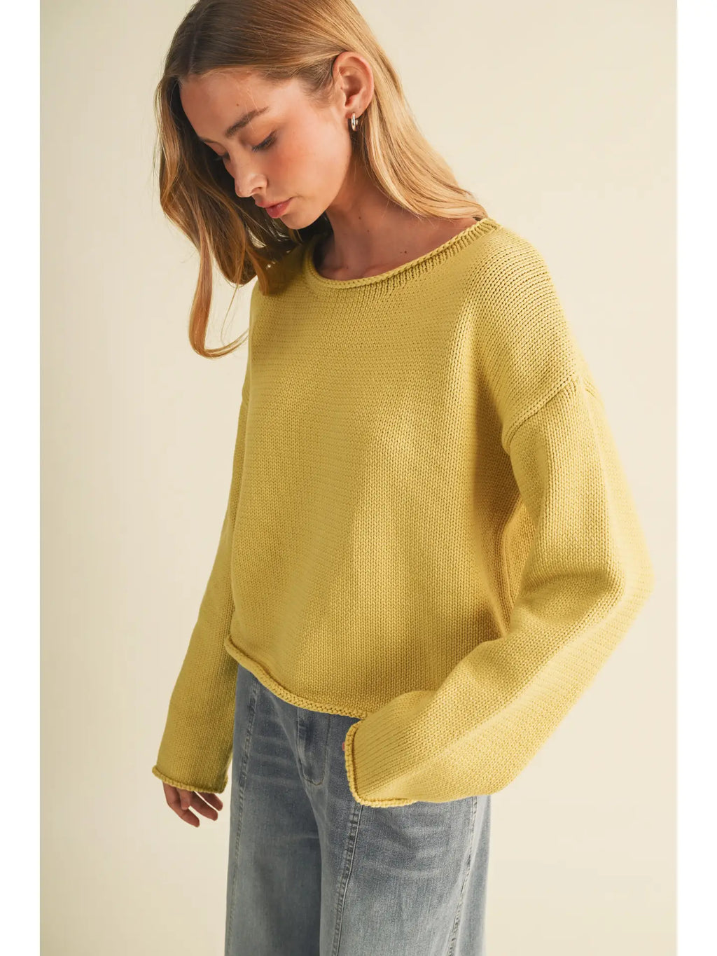 Dropped Shoulder Sweater