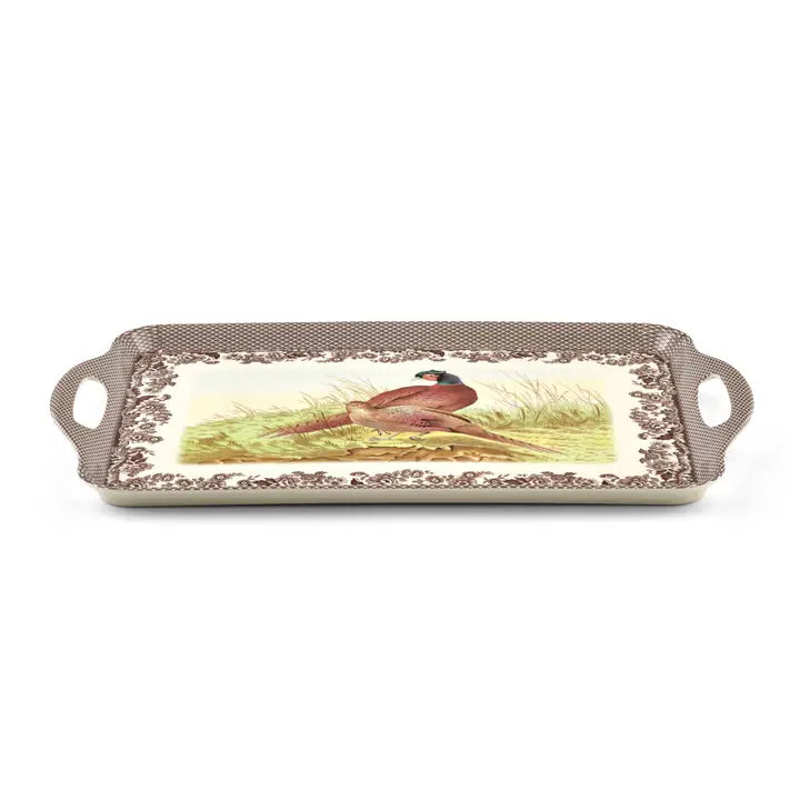Spode Woodland Large Melamine Handled Tray - Melamine Woodland