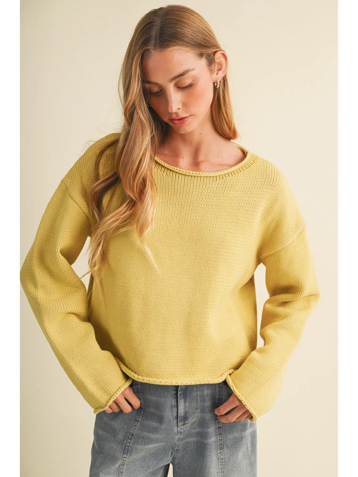 Dropped Shoulder Sweater