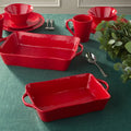 Berry Red Medium Rectangular Baker 14" x 8.75" x 2.75"