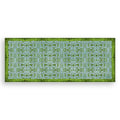 Blue & Green Chinoiserie Vinyl Floor Mat - Large