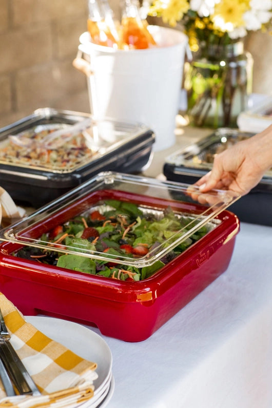 Classic Set - Foil Pan Carrier w/ Foil Pan & Spoon - Red