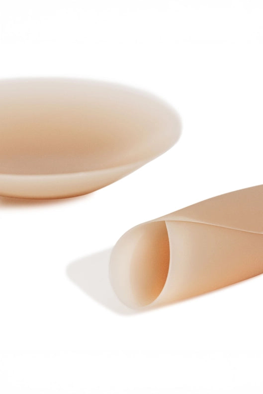 Grippies No-Show | NON-ADHESIVE Reusable Nipple Covers - No 3 Buff 3in.
