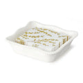 Perlette Cream HW Melamine Cocktail Napkin Holder 7x7x2.25