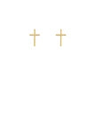 Cross Stud Earrings