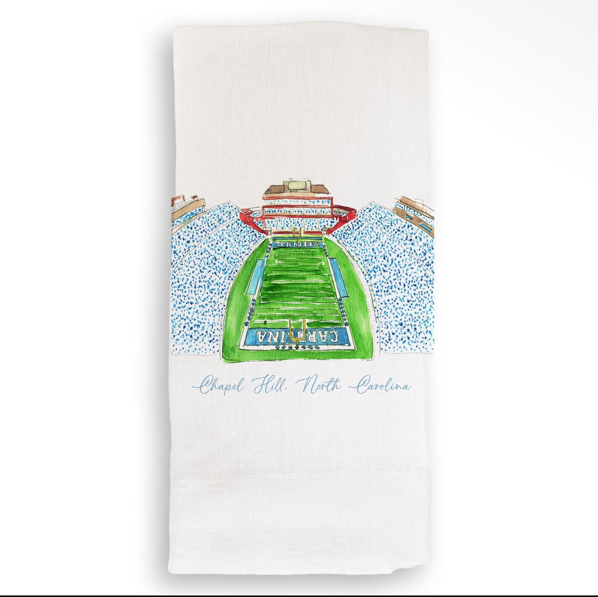 Chapel Hill, North Carolina Stadium - Dishtowel Keep Words -