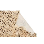 Goat Fur Rug Leopard Print