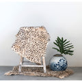Goat Fur Rug Leopard Print