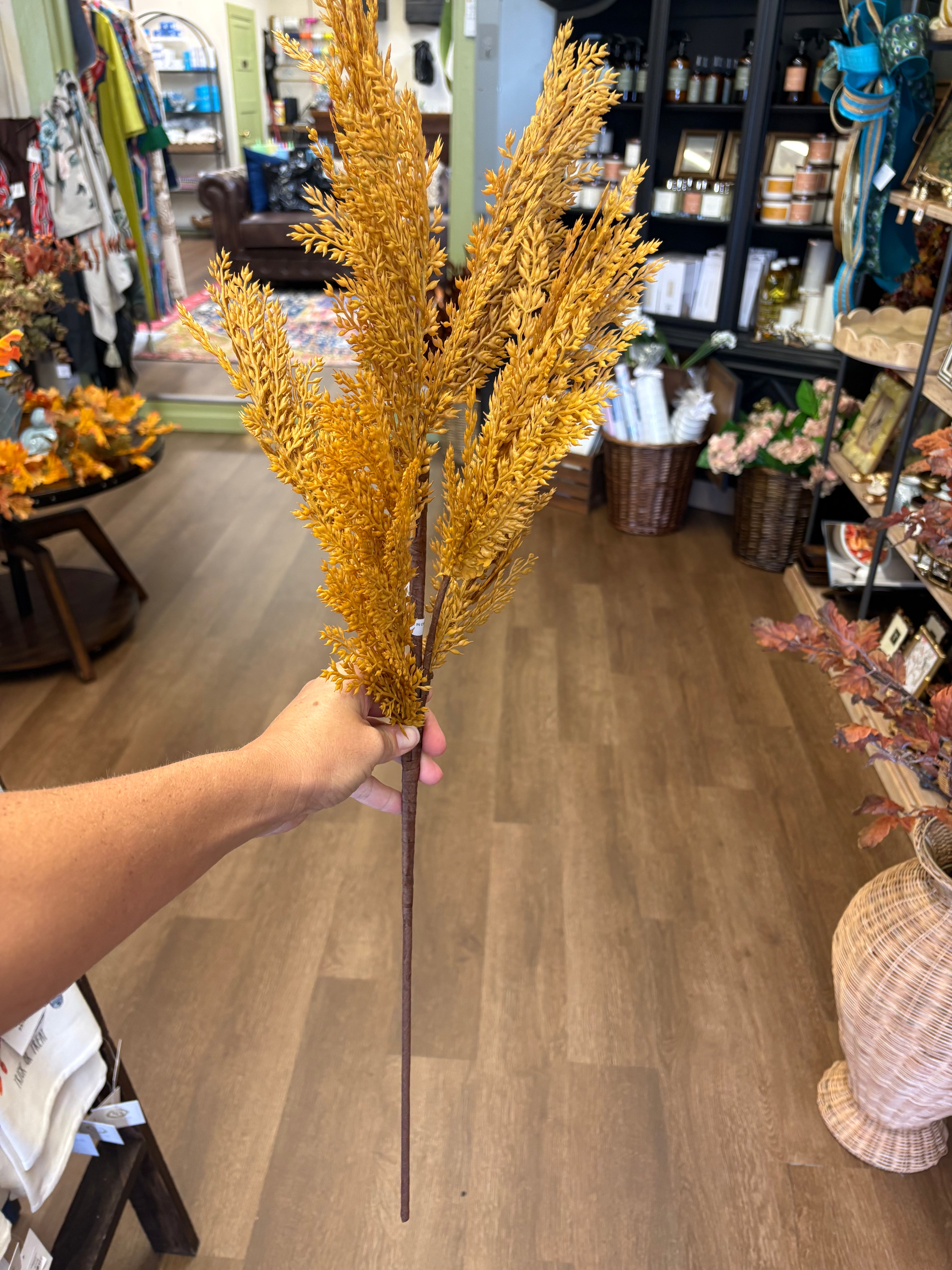 30" Autumn Broom corn spray