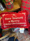 Needlepoint Merry Little Christmas