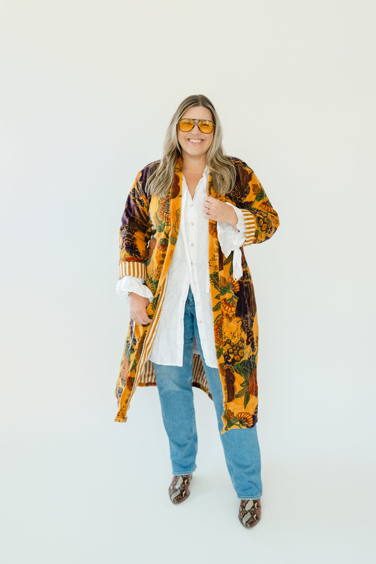 Eleanor James Sissy Collins Duster- Daisy