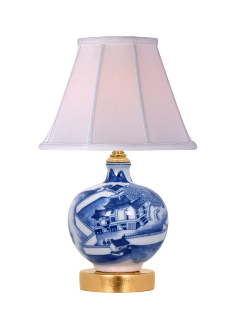 PORCELAIN CANTON MINI VASE LAMP