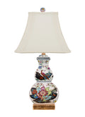 22" Square Tobacco Leaf Lamp