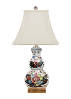22" Square Tobacco Leaf Lamp