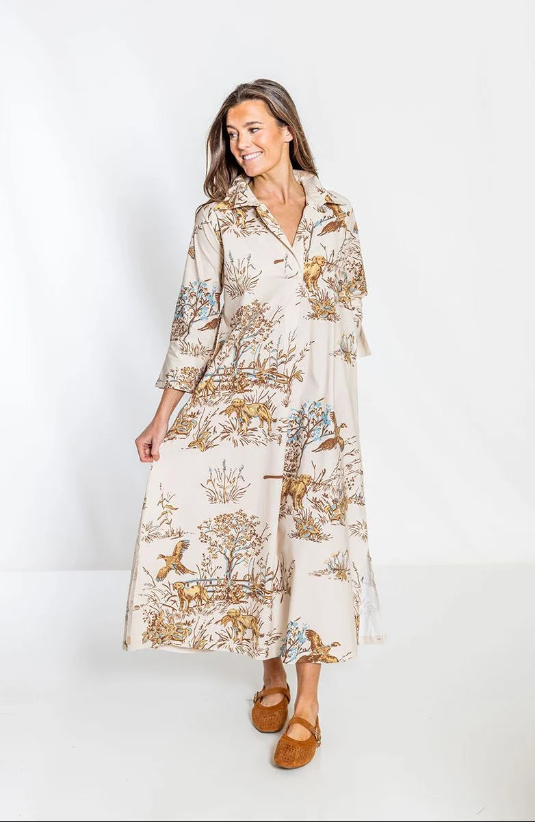 Maple Field & Feather Ruthie Shirt Dress Long