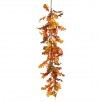 48" HARVEST BOUNTY OAK LEAF GARLAND