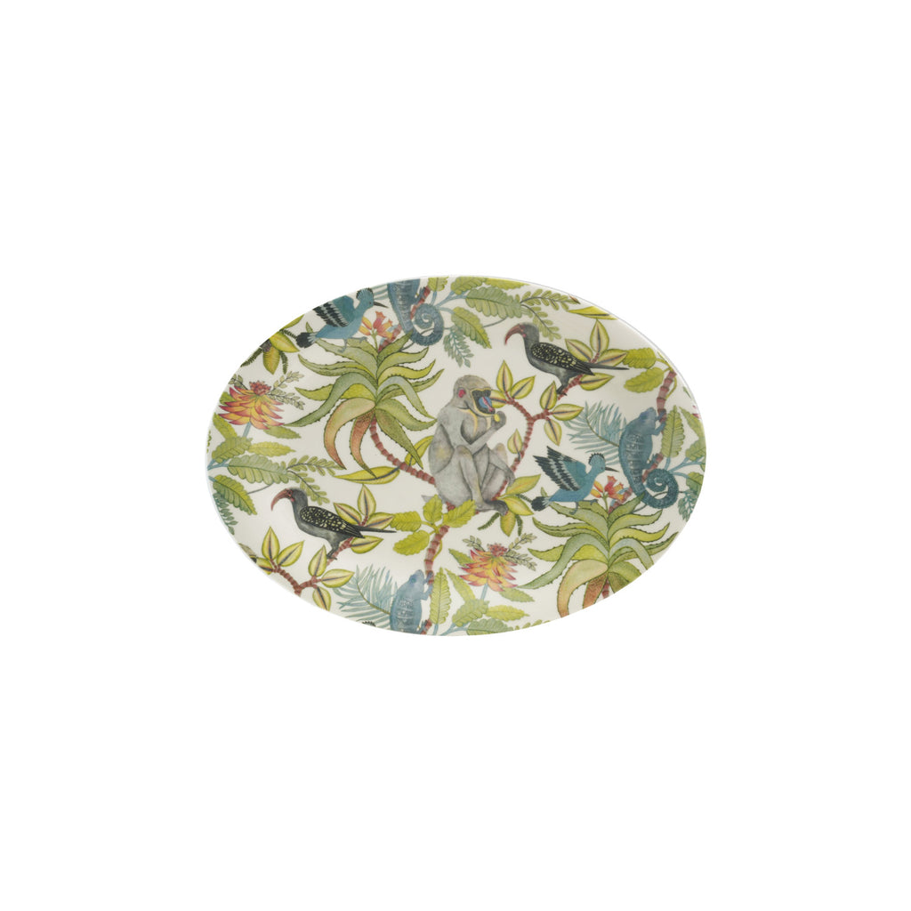 Oval rainforest platter