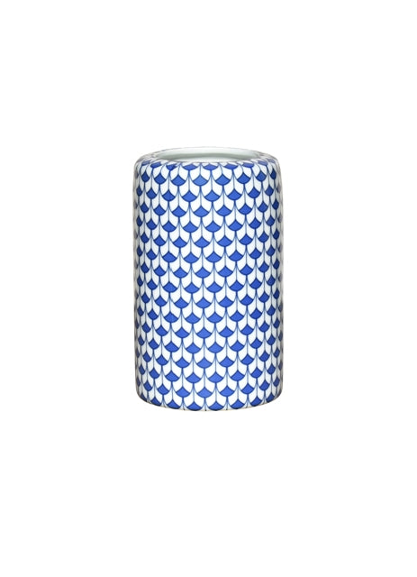 Blue Fish Scale Pencil Holder