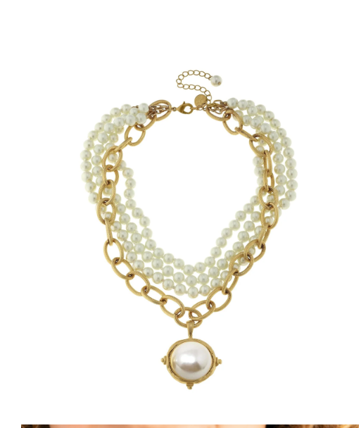 Pearl Cab Multi-Strand Pearl Necklace