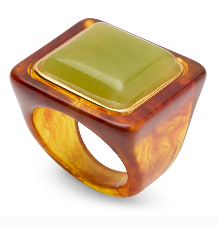 LJ Tortoise shell lime green Quartz