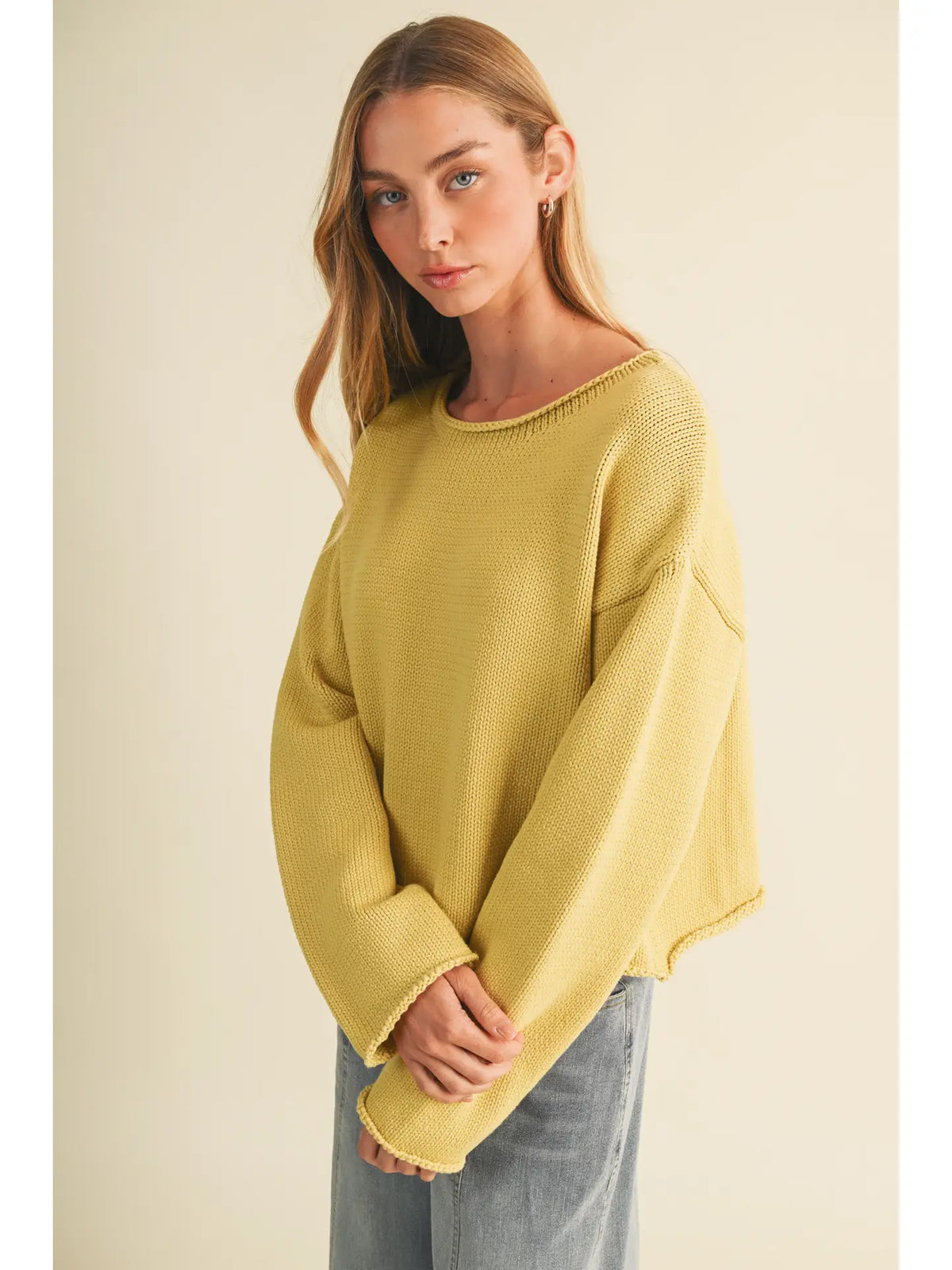 Dropped Shoulder Sweater
