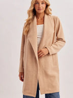 Open Front Knit Coat Jacket