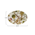 Oval Botantical Platter