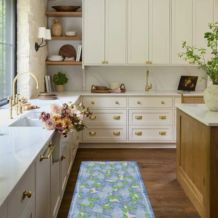 Hydrangea Floor Mat Large