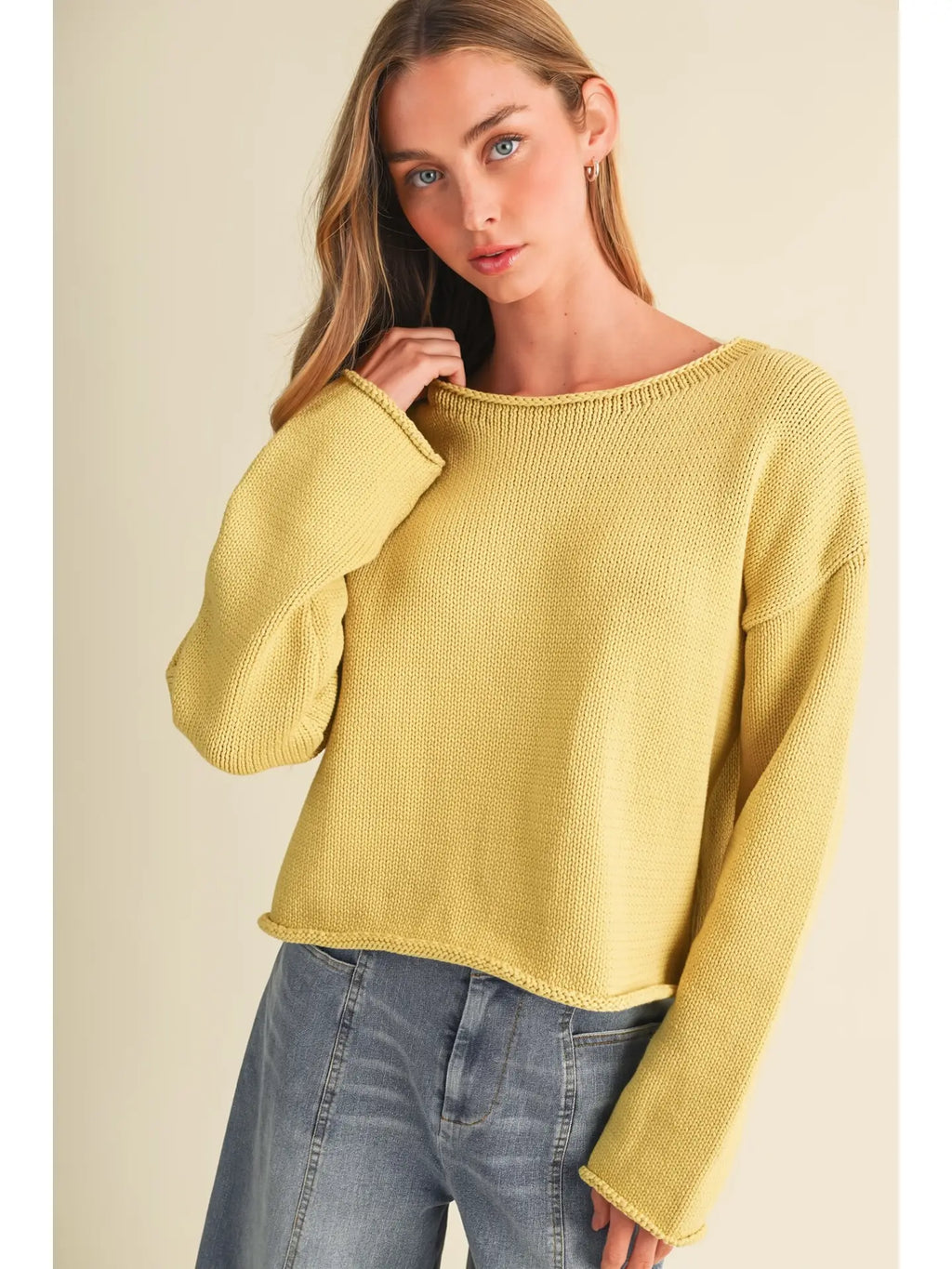 Dropped Shoulder Sweater