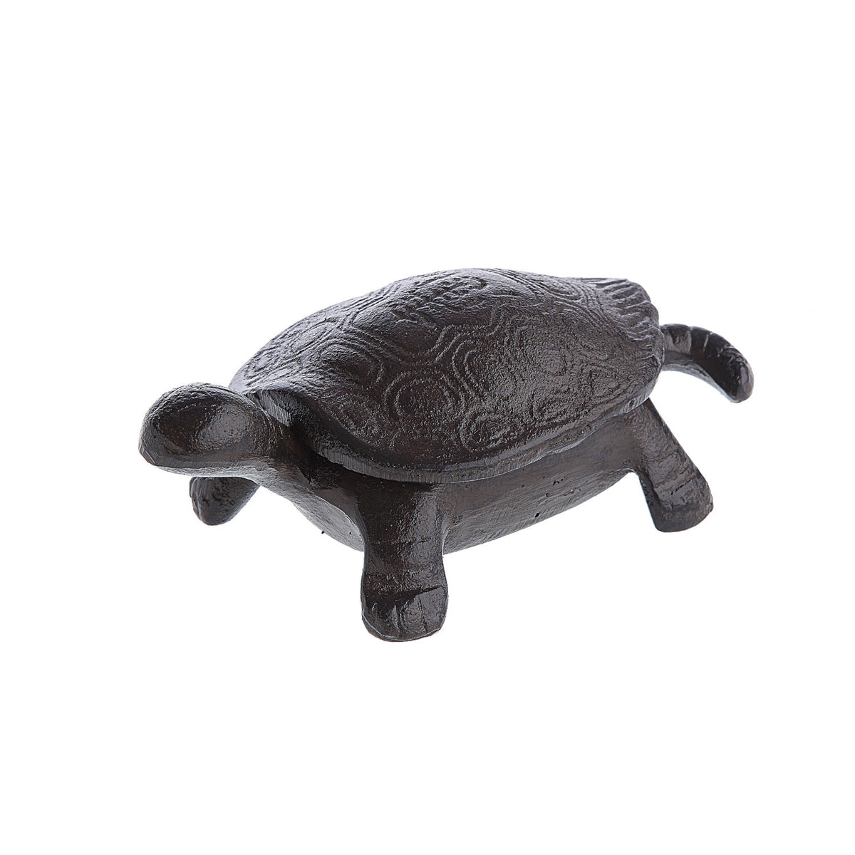 Decorative Cast Iron Turtle Key  Box