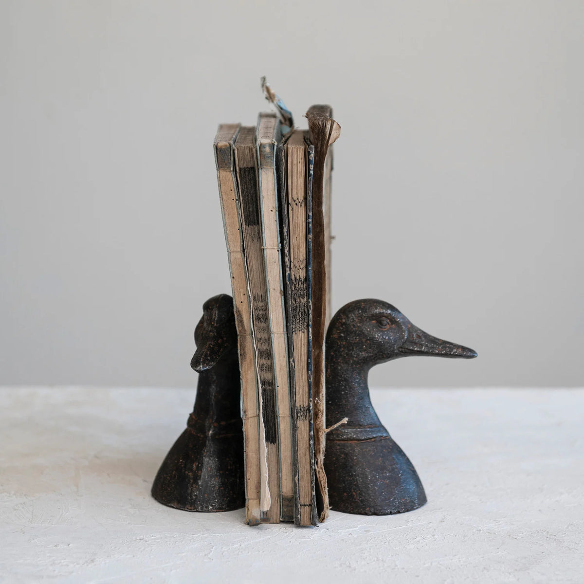 Pair of Duck Head Bookends