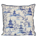 Blue & White Chinoiserie Pillow