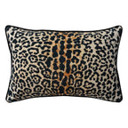 Cotton Velvet Leopard Pillow