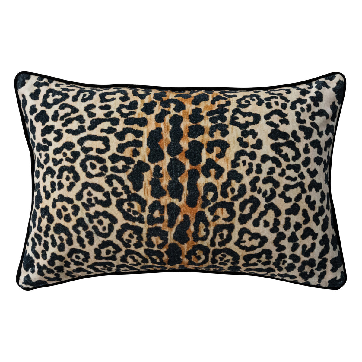 Cotton Velvet Leopard Pillow