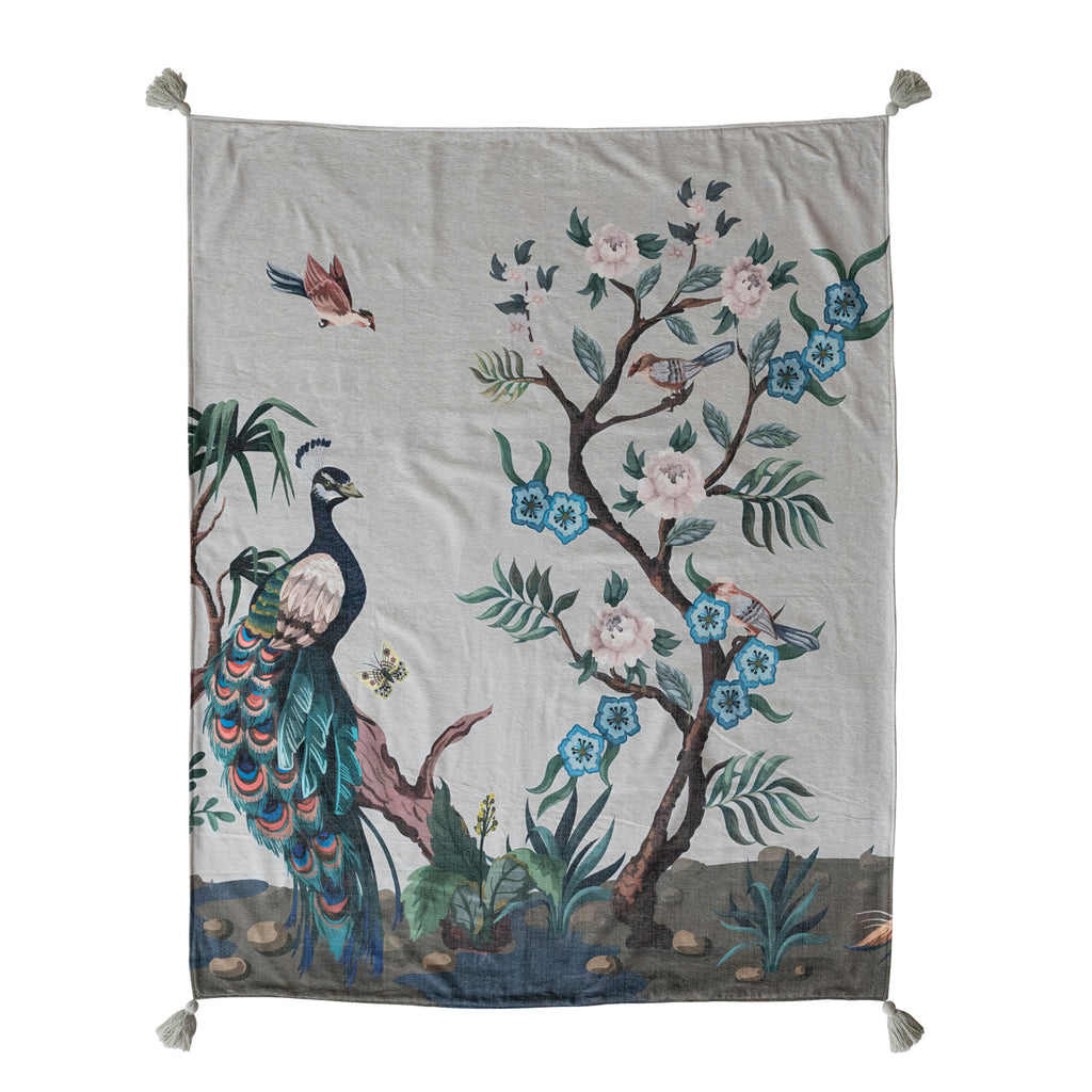 Peacock Throw