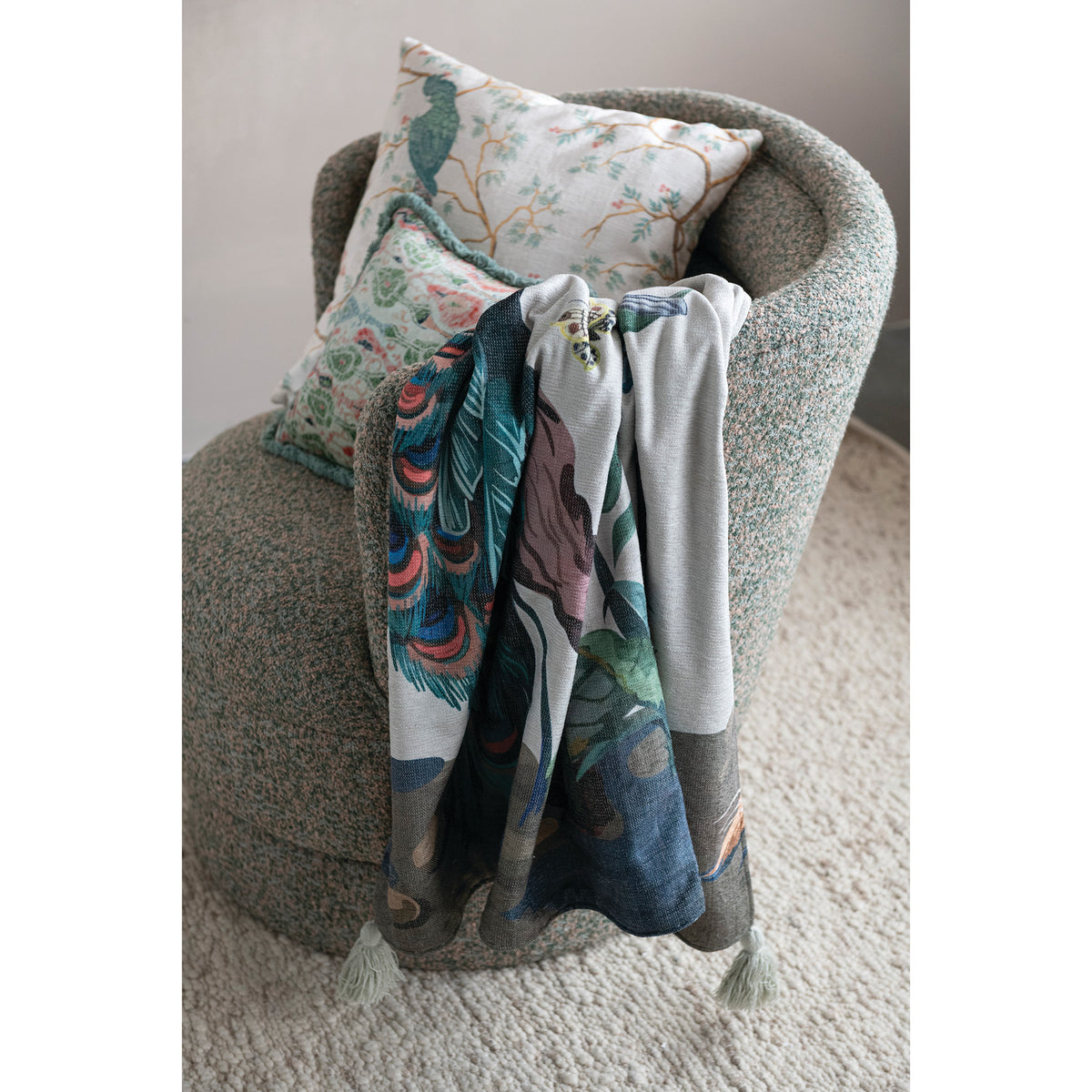 Peacock Throw